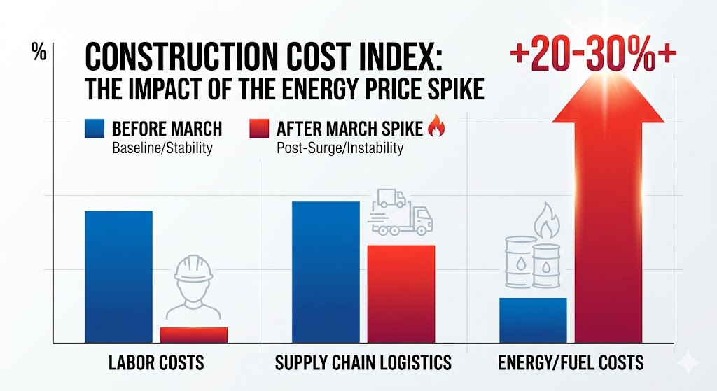 construction cost index the impact of the energy price spike