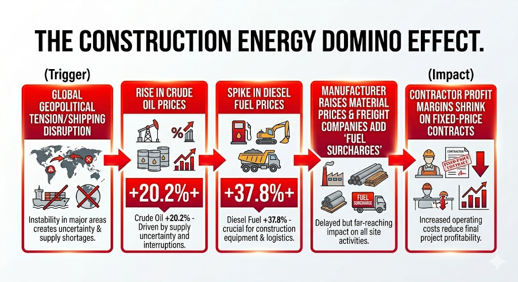 the construction energy domino effect
