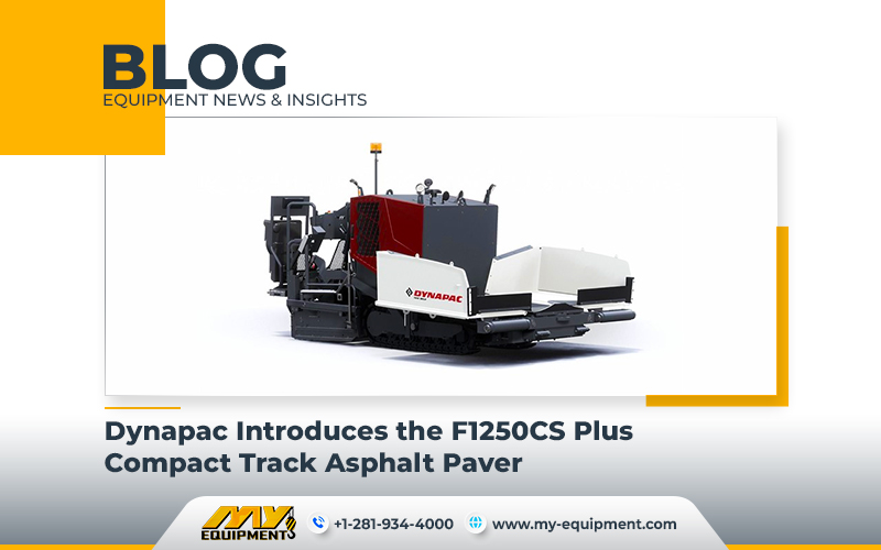 Dynapac Introduces the F1250CS Plus Compact Track Asphalt Paver