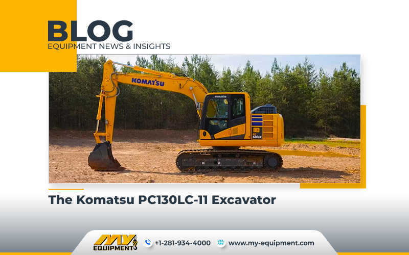 The Komatsu PC130LC-11 Excavator