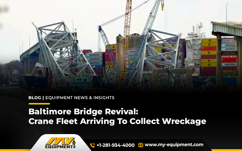 Baltimore Bridge Revival: Crane Fleet Arriving To Collect Wreckage