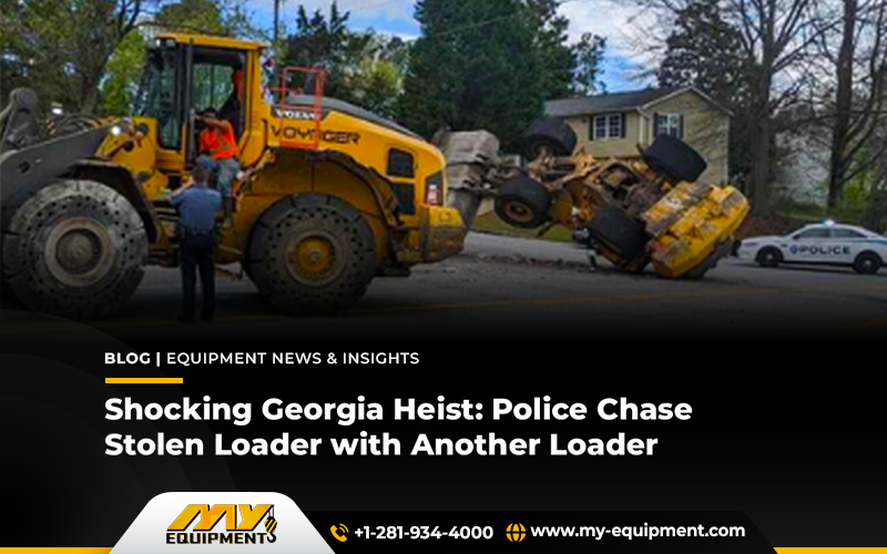 Shocking Georgia Heist: Police Chase Stolen Loader with Another Loader
