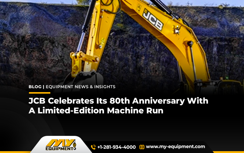 JCB Celebrates Its 80th Anniversary With A Limited-Edition Machine Run