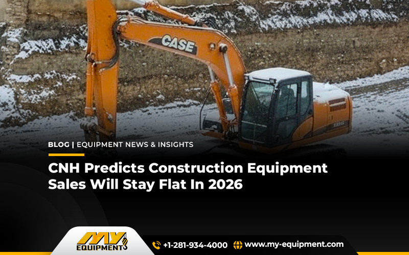 CNH Predicts Construction Equipment Sales Will Stay Flat in 2026