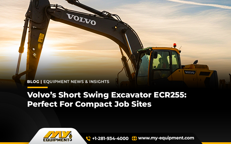 Volvo’s Short Swing Excavator ECR255: Perfect For Compact Job Sites