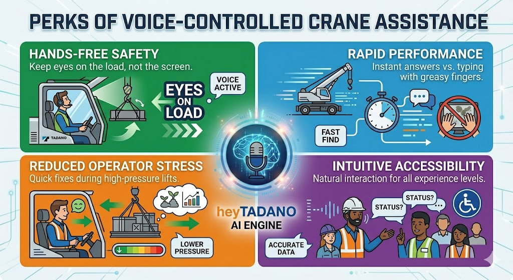 perks of voice controlled crane assistance