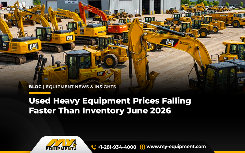 Used Heavy Equipment Prices Falling Faster Than Inventory: June 2026
