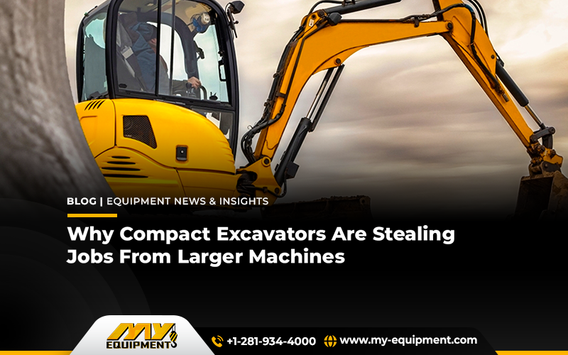 Why Compact Excavators Are Stealing Jobs From Larger Machines